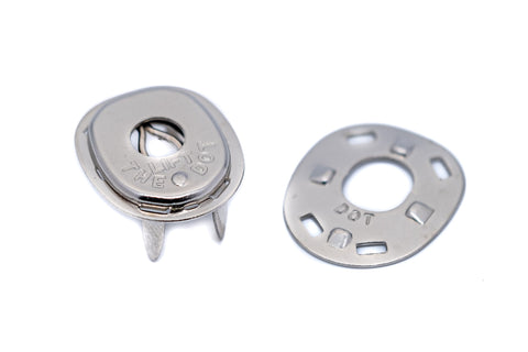 Lift the dot socket and plate fastener ( Longer Prongs )