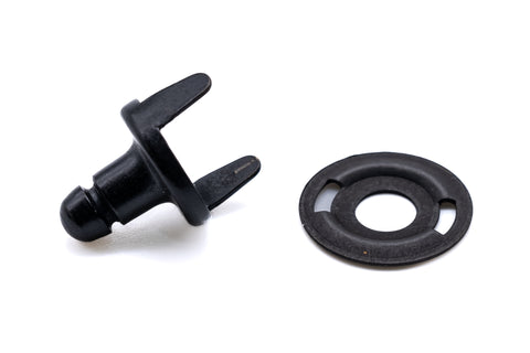 Military black Lift the dot clinch and plate fastener (Cloth to cloth)