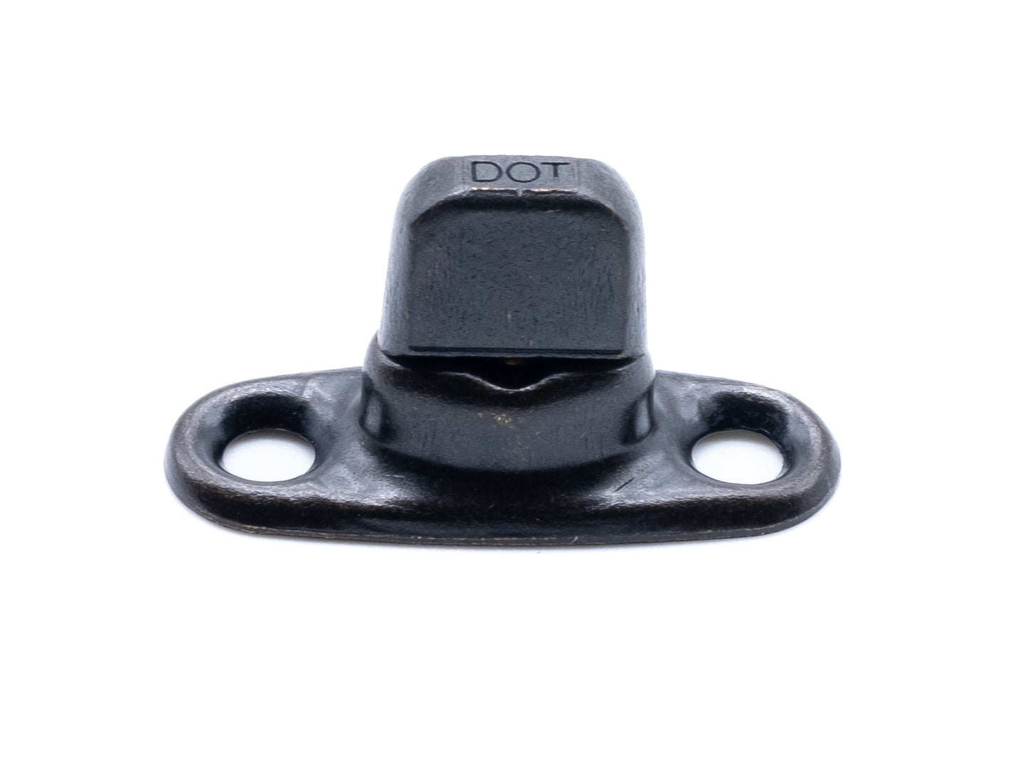 Military oxide black turnbutton fastener 6mm 2 hole base
