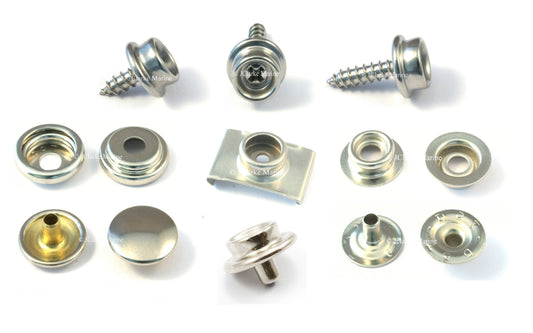 How to fit snap fasteners and the different types