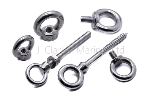 Eye bolts and nuts
