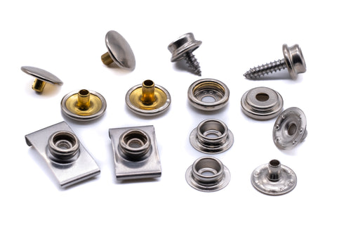 Press snap fasteners brass nickel plated genuine durable DOT brand