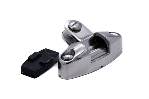 universal deck hinge fitting pivot for boat canopys sprayhood and bimini