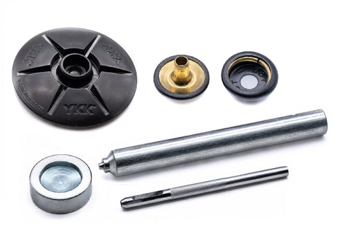 Snad YKK fastener self adhesive 40mm black domed stud kit