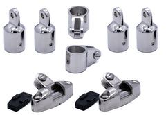 Bimini fittings kit PIVOT hinge stainless steel boat cover canopy sprayhood fitting tubing