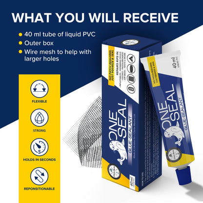 One Seal inflatable puncture repair kit