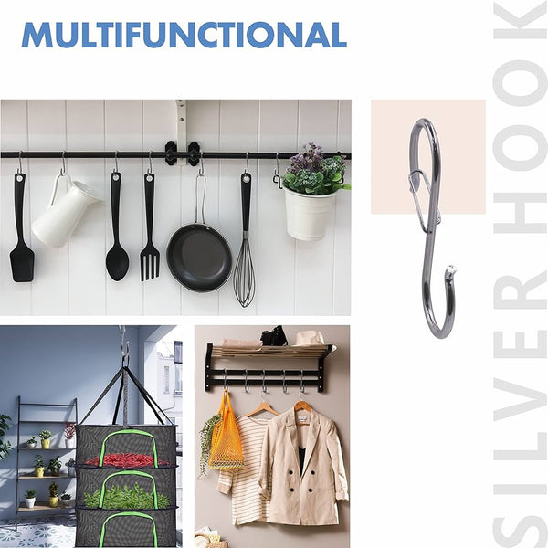 S hook symmetrical Marine grade stainless steel 316 A4 Asymmetrical