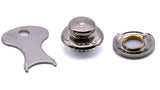 Tenax fastener button and short 2BA threaded stud set