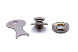 Tenax fastener button and nut c/w key Made in England