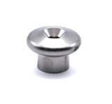 Stainless steel lacing button mushroom