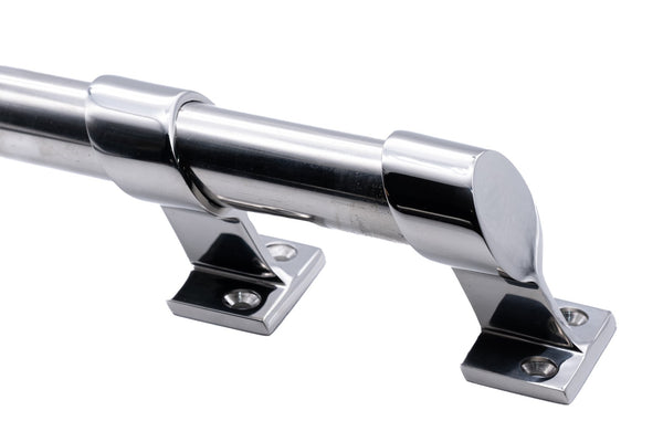Bimini handrail rail stanchion fitting stainless steel 316 A4 22mm 25mm