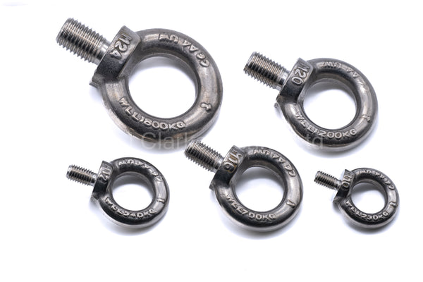 CE Approved stainless steel lifting eye bolt DIN 580 316 A4 marine grade stainless steel m6 m8 m10 m12 m16 m20 m24 m30