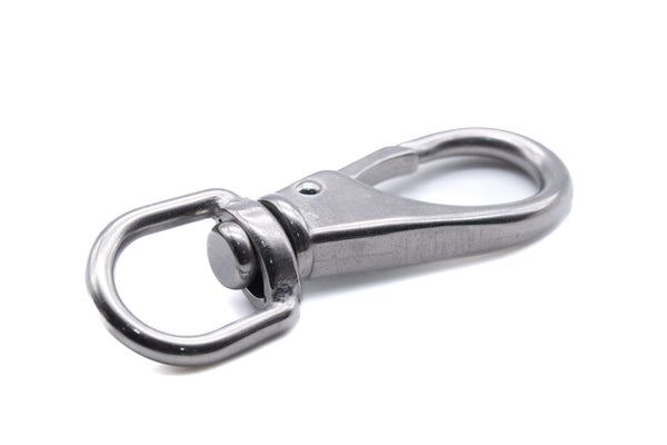 Swivel eye bolt spring snap hook marine grade A4 316 stainless steel