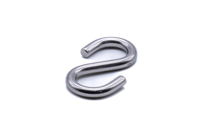 S hook symmetrical Marine grade stainless steel 316 A4 Asymmetrical