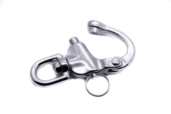 Spinnaker snap shackle 70mm and 87mm quick release A4 316 stainless steel