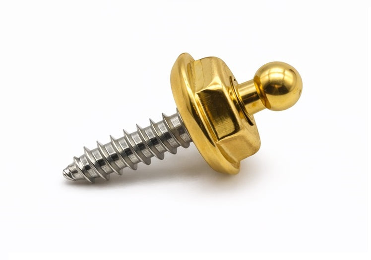 Loxx fastener screw stud 4.2mm x 12mm Solid Brass