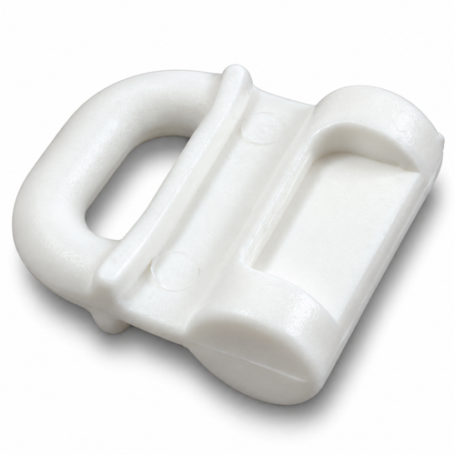 White Nylon Sail Slides – Low Friction Sail Track Slugs