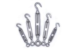 Stainless steel turnbuckle rigging screw hook to eye 316 A4 marine grade