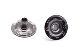 Durable DOT press snap fastener kit brass nickel plated canvas to canvas