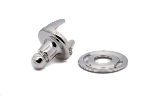 Lift the dot 2 prong stud fastener clinch and plate (Cloth to cloth)