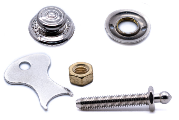 Tenax fastener button and long threaded stud set