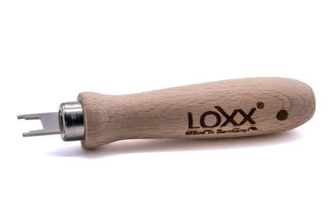Loxx fastener wooden handle key