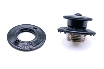 Loxx fastener upper part large cap black chrome plated