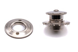 Loxx fastener upper part large cap brass nickel plated