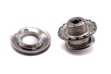 Loxx fastener upper part large cap brass nickel plated