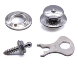LOXX® Fastener Set – Stainless Hybrid Top Button & Stainless Steel Screw Stud