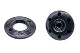 Loxx fastener lower part for fabric black chrome