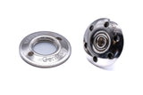 Loxx fastener lower part for fabric brass nickel plated
