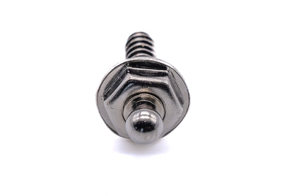 Loxx fastener screw stud 4.2mm x 16mm brass nickel plated