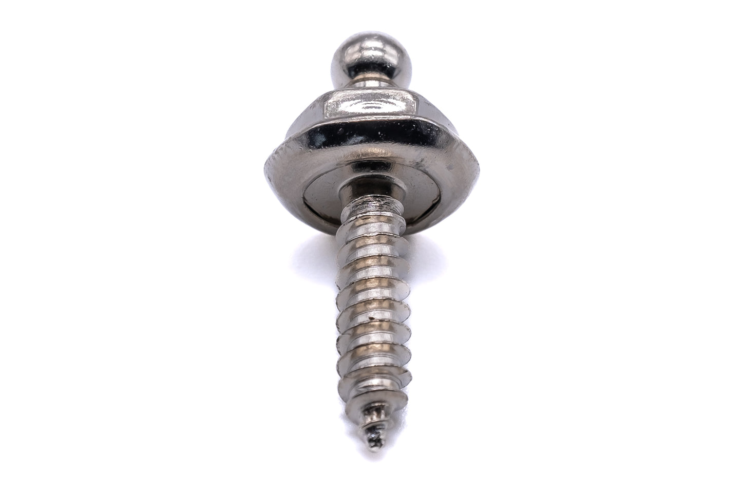 Loxx fastener screw stud 4.2mm x 16mm brass nickel plated