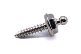 Loxx fastener screw stud 4.2mm x 16mm brass nickel plated