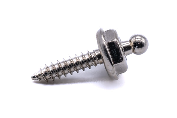 Loxx fastener screw stud 4.2mm x 16mm brass nickel plated