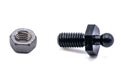Loxx fastener threaded stud M5 x 10mm black chrome