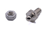 Loxx fastener threaded stud M5 x 10mm brass nickel plated