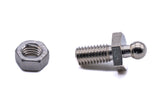 Loxx fastener threaded stud M5 x 10mm brass nickel plated