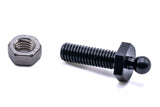 Loxx fastener threaded stud M5 x 16mm black chrome