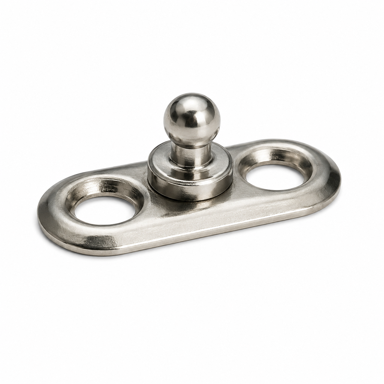 Loxx fastener oval plate 2 hole base stud