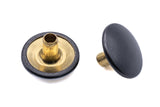 Durable DOT military black snap fastener CAP