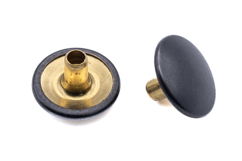 Durable DOT military black snap fastener CAP