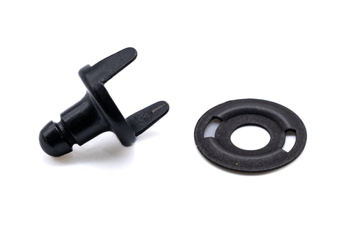 Military black Lift the dot clinch and plate fastener (Cloth to cloth)
