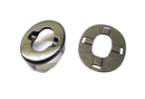 Military oxide black turnbutton fastener eyelet and washer
