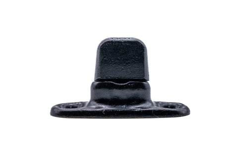 Military oxide black turnbutton fastener 6mm 2 hole base