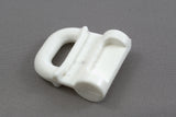 Low friction sail slide slug white plastic