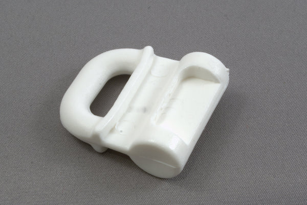 Low friction sail slide slug white plastic