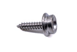 Press snap fastener SCREW STUD 5/8" long thread 316 Stainless steel marine grade DURABLE DOT