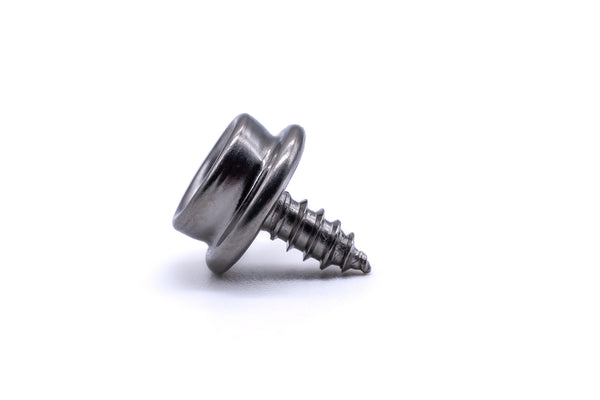 Press snap fastener SCREW STUD 3/8" short thread 316 Stainless steel marine grade DURABLE DOT